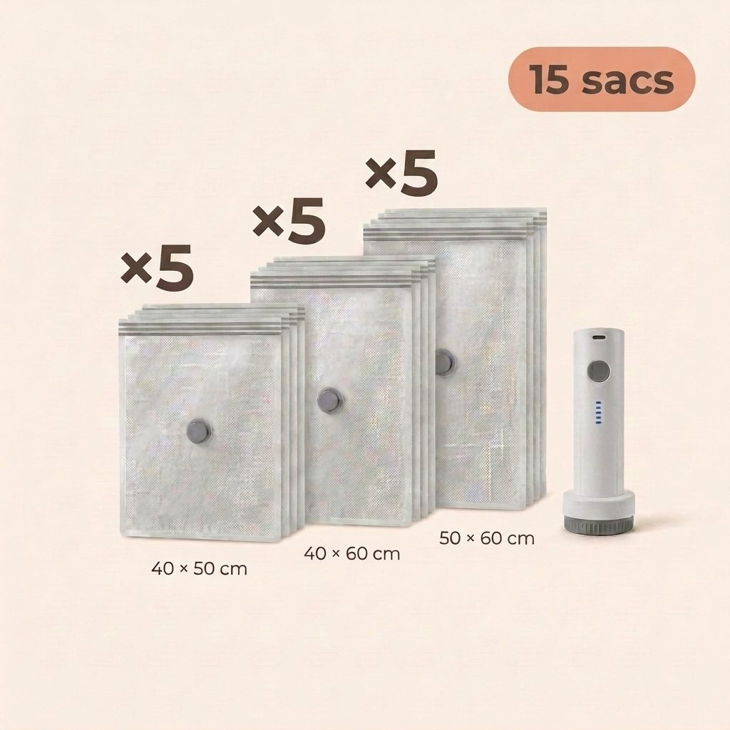 Rangement de textiles à la maison avec les housses NovaPower